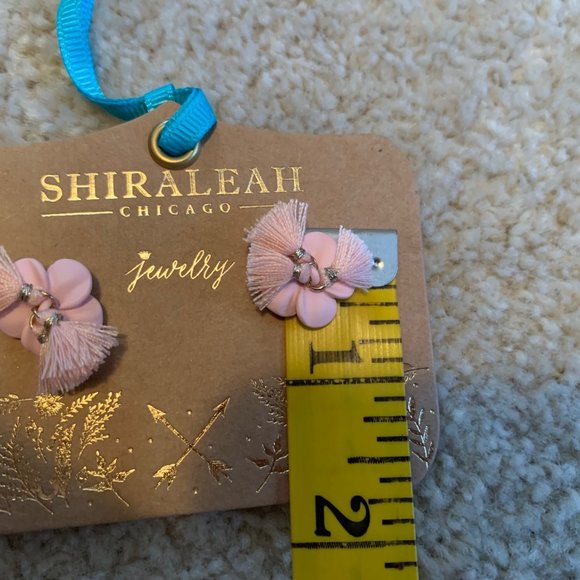 Shiraleah Blush Fleur Earrings and Sants Bangle Set NWT - Picture 12 of 15